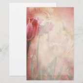 Tulpe-Farben des Liebe-Briefpapiers Briefpapier (Vorne/Hinten)