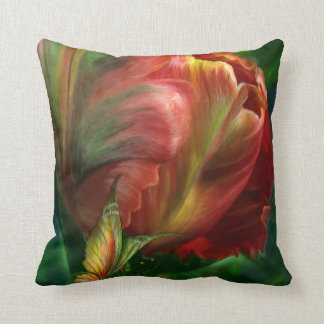 Tulpe-Farben des Paradies-Kunst-Designer-Kissens Kissen