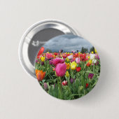 Tulpe-Feld Button (Vorne & Hinten)