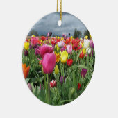 Tulpe-Feld-Verzierung Keramikornament (Rechts)