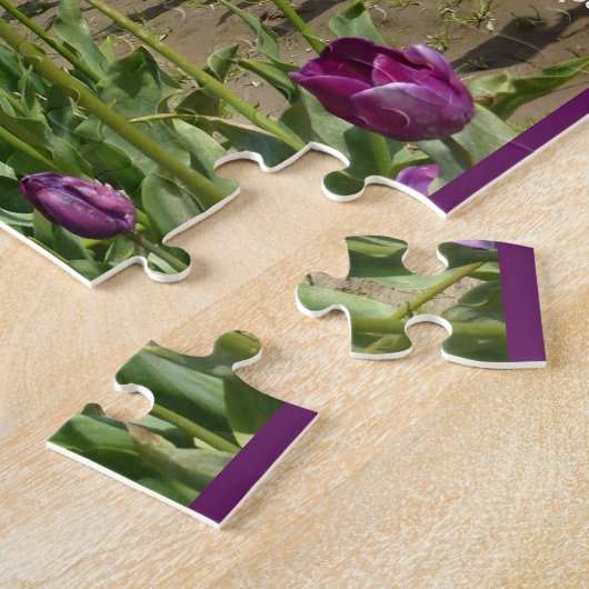 Tulpe-Felder (lila) u. Scheune (Skagit Tal) Puzzle (Seite)