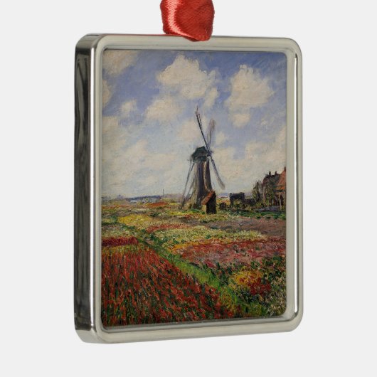 Tulpe-Felder Rijnsburg Windmühle Claude Monets | Ornament Aus Metall (Rechts)