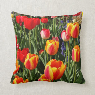 Tulpe-Flecken Kissen