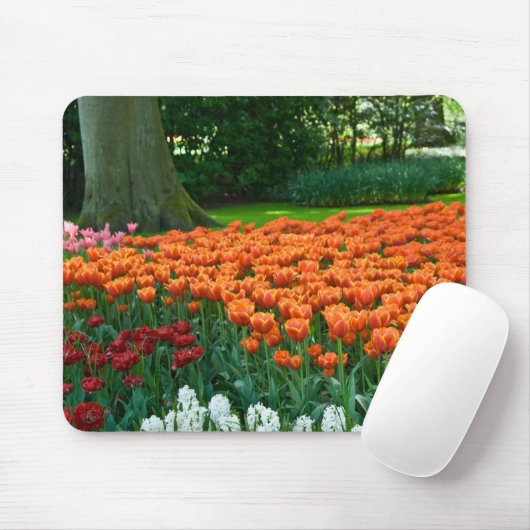 Tulpe-Garten Mousepad (Mit Mouse)
