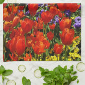 Tulpe-Geschirrtuch 19b Geschirrtuch (Gefaltet)