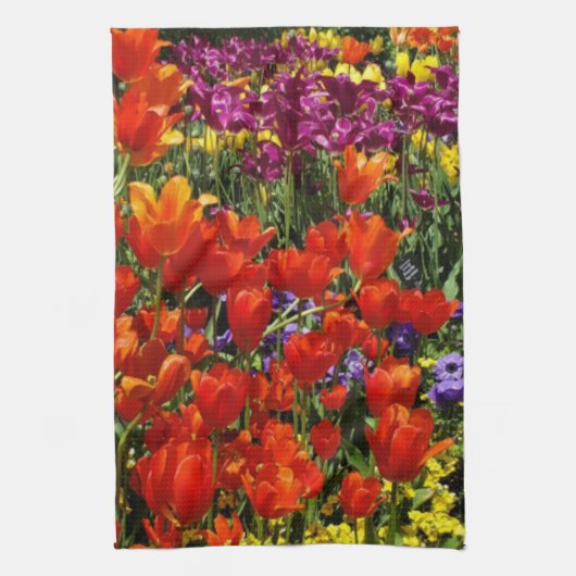 Tulpe-Geschirrtuch 19b Geschirrtuch (Vertikal)