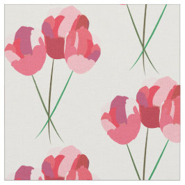Tulpe-Grafikgewebe Stoff