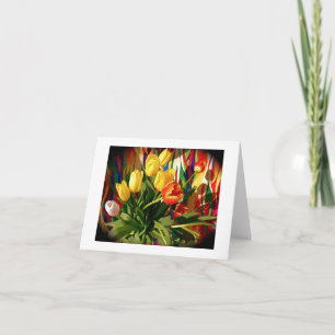 Tulpe-Gruß-Karte Karte