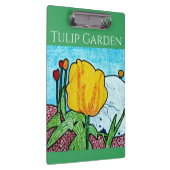 Tulpe im Garten Klemmbrett (Rechts)