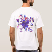 Tulpe, Kunst von den Gleichungen durch Parker T-Shirt (Rückseite)