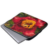 Tulpe Laptopschutzhülle (Vorne Knopf)
