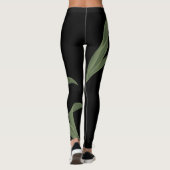 Tulpe-Leggings-Ostern-Tulpe-Kunst-Blumen-Hosen Leggings (Rückseite)
