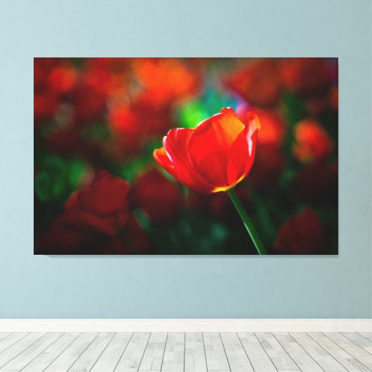 Tulpe Leinwanddruck (Insitu (Holzboden))