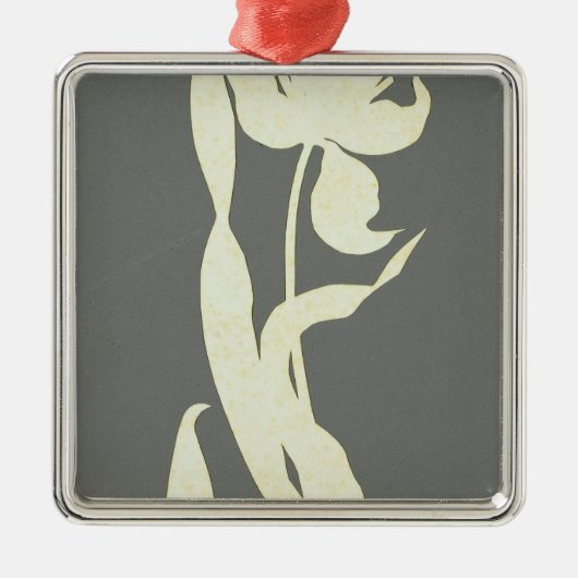 Tulpe Ornament Aus Metall (Vorne)