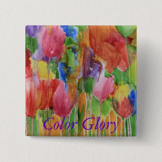 Tulpe Palooza Knopf Button (Vorderseite)