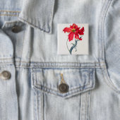 Tulpe: Perroquet Rouge Button (Beispiel)