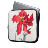 Tulpe: Perroquet Rouge Laptopschutzhülle (Vorderseite Links)