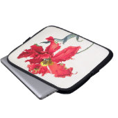 Tulpe: Perroquet Rouge Laptopschutzhülle (Vorne Knopf)