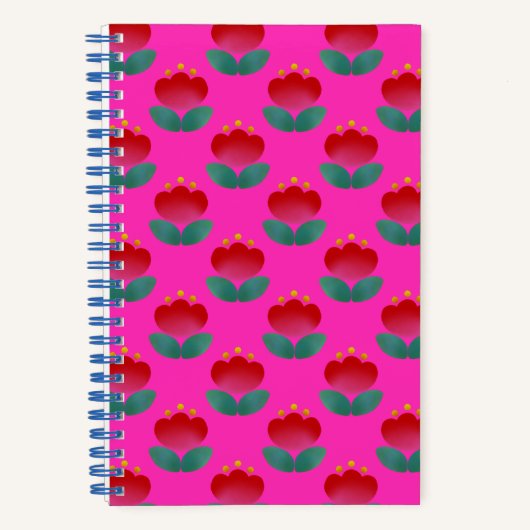 Tulpe Pink Notizblock (Vorderseite)