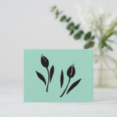 Tulpe Postkarte (Stehend Vorderseite)