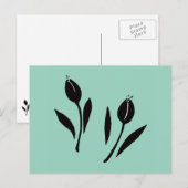 Tulpe Postkarte (Vorne/Hinten)