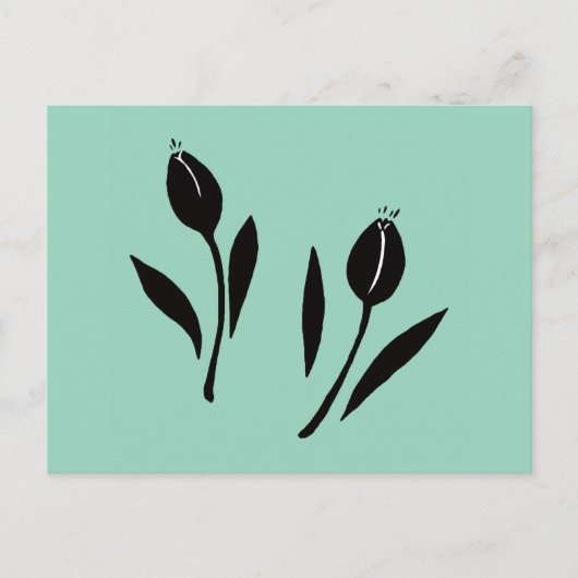 Tulpe Postkarte (Vorderseite)
