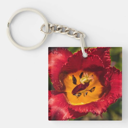 Tulpe Schlüsselanhänger (Vorderseite)