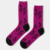 Tulpe Socken (Linkes Detail)
