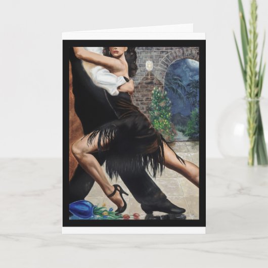 Tulpe-Tango Karte (Vorderseite)