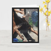 Tulpe-Tango Karte (Gelbe Blume)