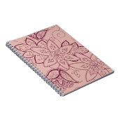 Tulpe-Tätowierungs-Notizbuch (Rose) Notizblock (Rechte Seite)