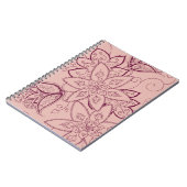Tulpe-Tätowierungs-Notizbuch (Rose) Notizblock (Linke Seite)