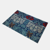 Tulpe und Rose, William Morris Fußmatte (Schrägansicht)