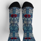 Tulpe und Rose, William Morris Socken (Oben)