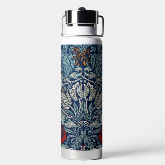 Tulpe und Rose, William Morris Trinkflasche (Hinten)