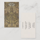 Tulpe-und Rosen-Muster Williams Morris Visitenkarte (Vorne/Hinten)