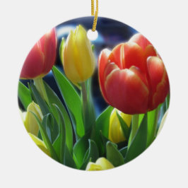 Tulpe-Verzierung Keramikornament