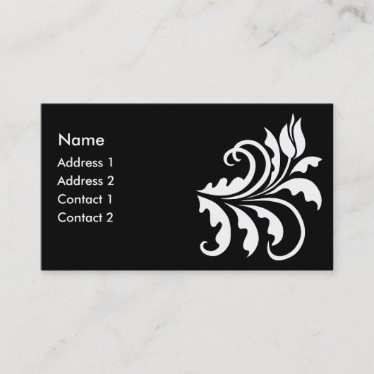 Tulpe Visitenkarte (Vorderseite)