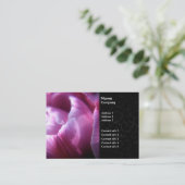 Tulpe-Visitenkarten Visitenkarte (Stehend Vorderseite)