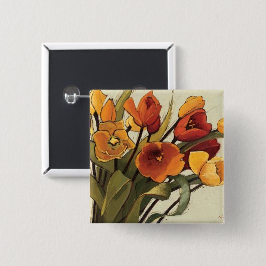 Tulpe-Zeit Button (Vorne & Hinten)