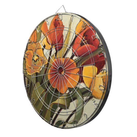 Tulpe-Zeit Dartscheibe (Vorderseite rechts)