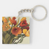 Tulpe-Zeit Schlüsselanhänger (Rückseite)