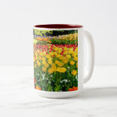 TULPE-ZEIT ZWEIFARBIGE TASSE (VorderseiteRechts)