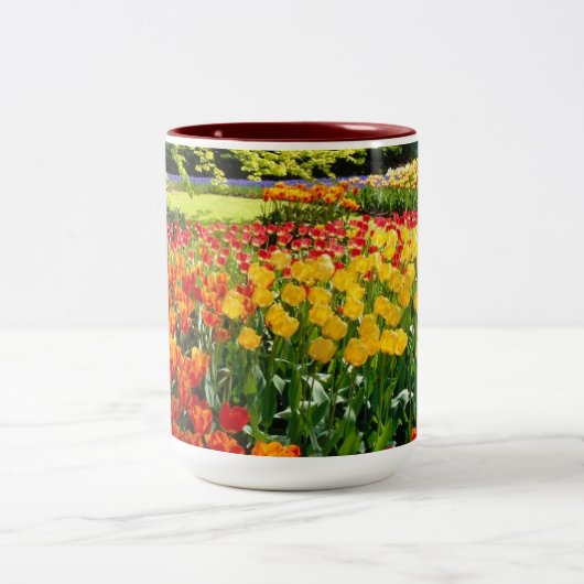 TULPE-ZEIT ZWEIFARBIGE TASSE (Mittel)
