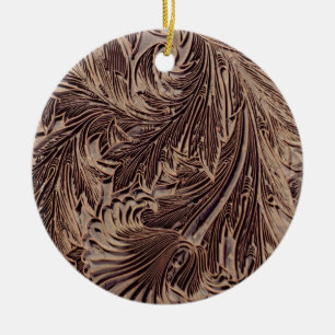 Tulpeentwurfs-Druckblock, 1875 (geschnitztes Holz) Keramik Ornament