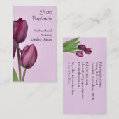 TulpegartenbauVisitenkarte Visitenkarte (Vorne/Hinten)