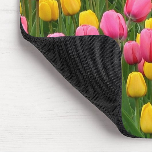 Tulpen 1 Mausunterlage Mousepad (Ecke)