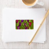 Tulpen Adressaufkleber (Insitu)