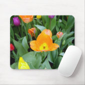 Tulpen am Eden-Projekt, Cornwall, Großbritannien Mousepad (Mit Mouse)