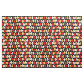 Tulpen auf Schwarz. Stoff (Yard (91,4 cm))
